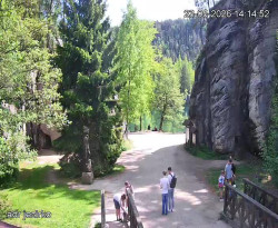 Vstup do skal, Pískovna