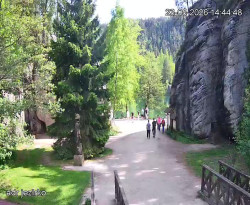 Vstup do skal, Pískovna