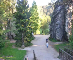 Vstup do skal, Pískovna