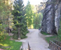 Vstup do skal, Pískovna
