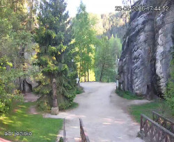 Vstup do skal, Pískovna