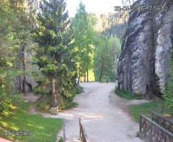 Vstup do skal, Pískovna