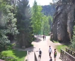 Vstup do skal, Pískovna