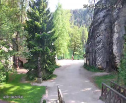 Vstup do skal, Pískovna