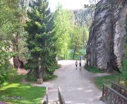 Vstup do skal, Pískovna