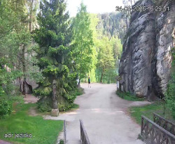 Vstup do skal, Pískovna