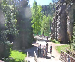 Vstup do skal, Pískovna