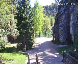 Vstup do skal, Pískovna