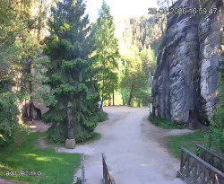 Vstup do skal, Pískovna