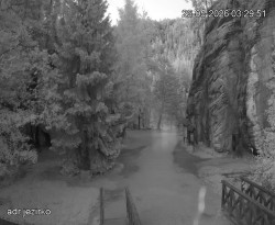 Vstup do skal, Pískovna