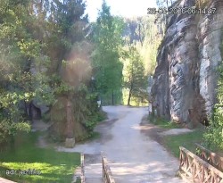 Vstup do skal, Pískovna