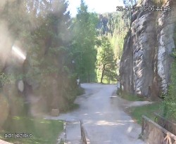 Vstup do skal, Pískovna