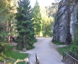 Vstup do skal, Pískovna