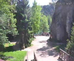 Vstup do skal, Pískovna