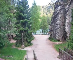 Vstup do skal, Pískovna