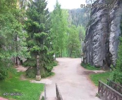 Vstup do skal, Pískovna