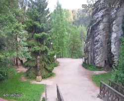 Vstup do skal, Pískovna