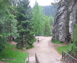 Vstup do skal, Pískovna
