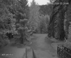 Vstup do skal, Pískovna