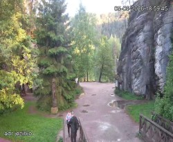 Vstup do skal, Pískovna
