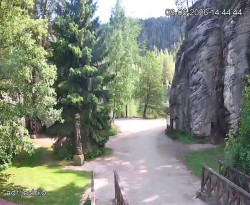Vstup do skal, Pískovna