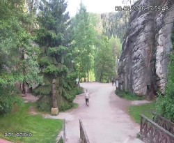 Vstup do skal, Pískovna