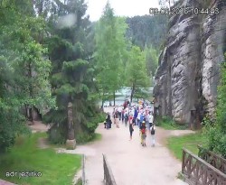 Vstup do skal, Pískovna