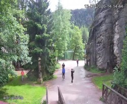 Vstup do skal, Pískovna