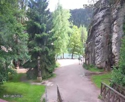 Vstup do skal, Pískovna