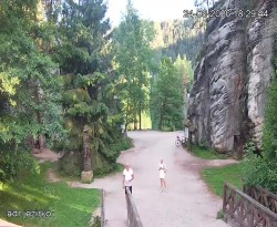 Eingang do skał, piaskownia