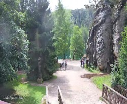 Vstup do skal, Pískovna