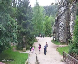 Vstup do skal, Pískovna