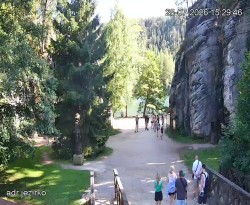Vstup do skal, Pískovna