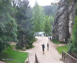 Vstup do skal, Pískovna