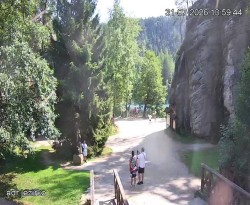 Vstup do skal, Pískovna
