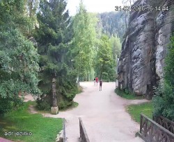 Vstup do skal, Pískovna