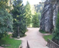 Eingang do skał, piaskownia
