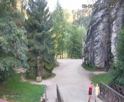 Eingang do skał, piaskownia