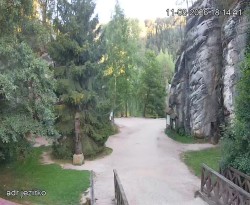 Vstup do skal, Pískovna