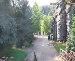 Vstup do skal, Pískovna