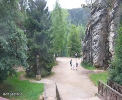Eingang do skał, piaskownia