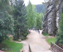 Eingang do skał, piaskownia