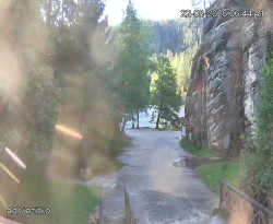 Vstup do skal, Pískovna