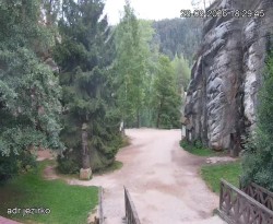 Eingang do skał, piaskownia