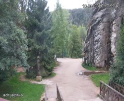 Vstup do skal, Pískovna