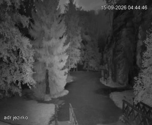 Adršpach - Eingang zu den Felsen, Sandgrube - 15.9.2026 v 05:45 Adršpach - Eingang zu den Felsen, Sandgrube - 15.9.2026 v 05:45
