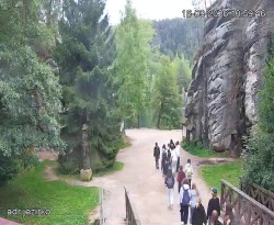 Eingang zu den Felsen, Sandgrube