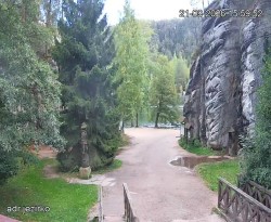 Eingang do skał, piaskownia