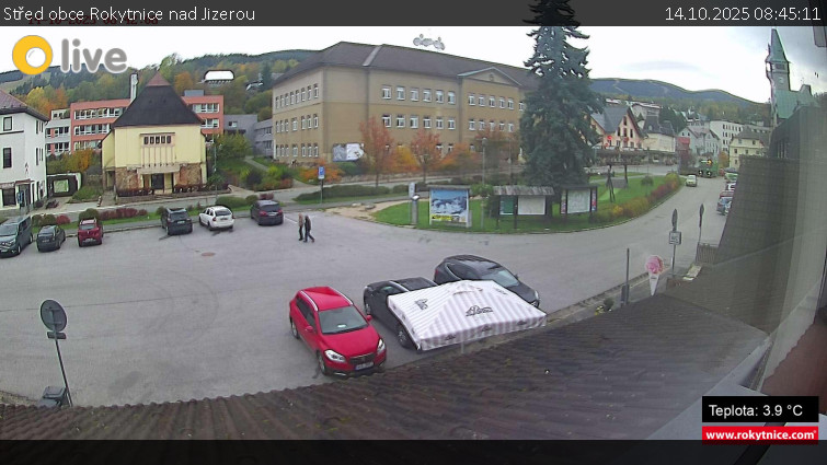 Město Rokytnice nad Jizerou - Střed obce Rokytnice nad Jizerou - 14.10.2025 v 08:45 Město Rokytnice nad Jizerou - Střed obce Rokytnice nad Jizerou - 14.10.2025 v 08:45