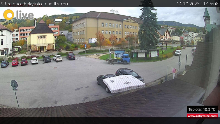 Město Rokytnice nad Jizerou - Střed obce Rokytnice nad Jizerou - 14.10.2025 v 11:15 Město Rokytnice nad Jizerou - Střed obce Rokytnice nad Jizerou - 14.10.2025 v 11:15